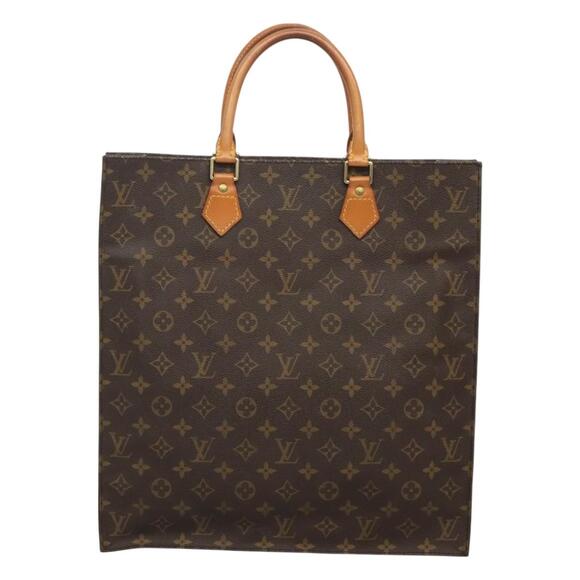 LOUIS VUITTON Monogram Sac Plat Hand Bag M51140 - Picture 3 of 16